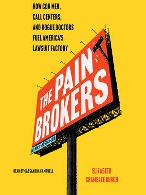 cover image of The Pain Brokers
